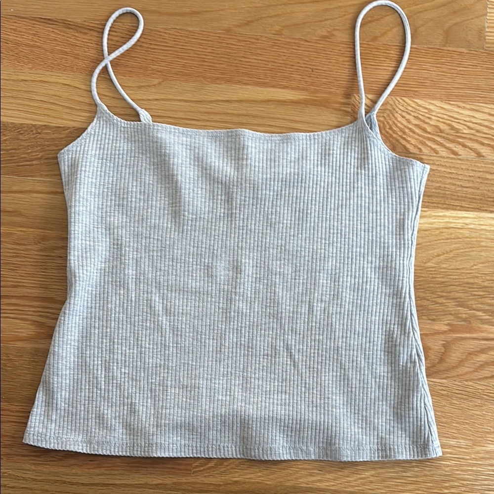 Gray Reformation Ribbed tank top